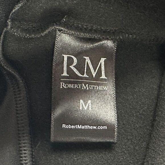 Robert Matthew Faux Leather Pants Womens M Pull On Lined Skinny City Whimsy Goth - Picture 13 of 14